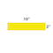 5S Supplies 5S Corner Markers, 2 in W., 10 in L., 0.003 in Thickness, 25 PK VSR-SQUARE-BLACK - alternate 2
